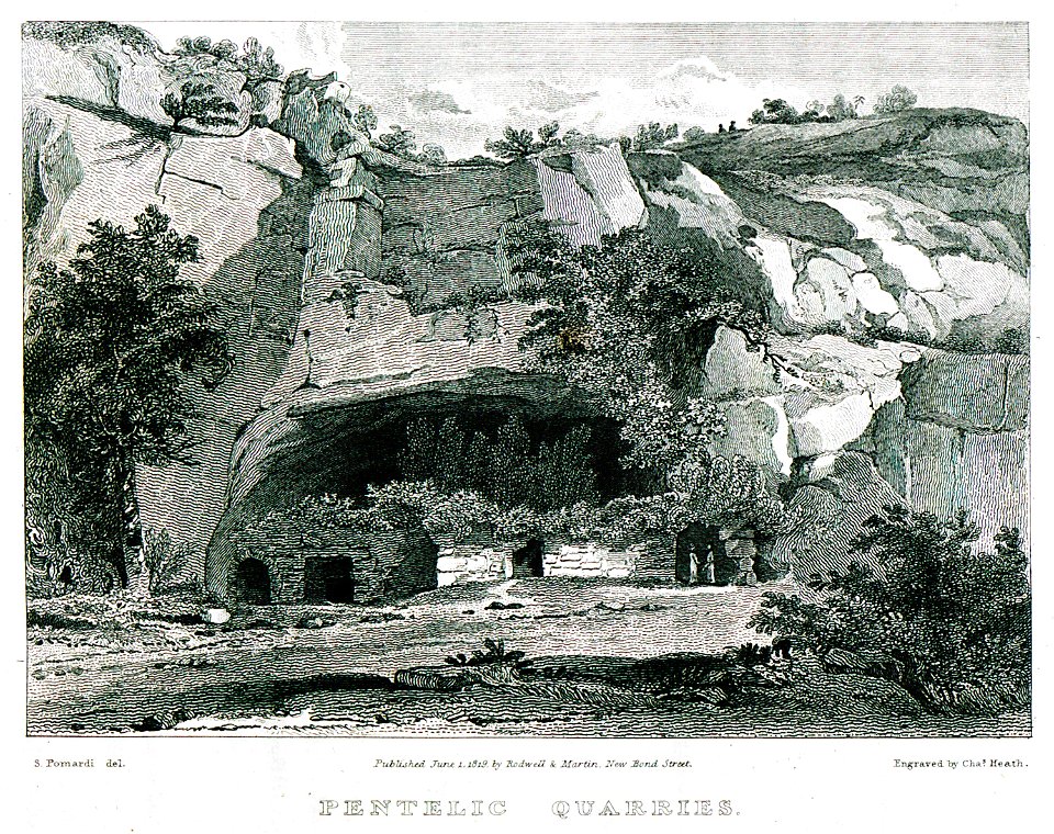 Pentelic quarries - Dodwell Edward - 1819