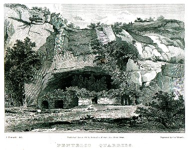 Pentelic quarries - Dodwell Edward - 1819