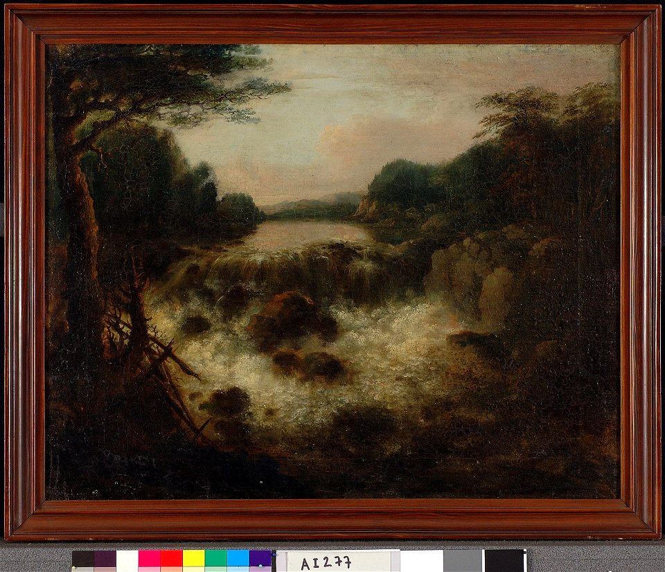 Pehr Nordquist - Vesiputous Värmlannissa - A I 277 - Finnish National Gallery