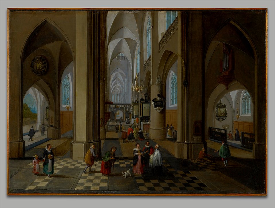 Peeter Neeffs the Elder - Interior of a Gothic Church - ILE1993.1.2 - Yale University Art Gallery