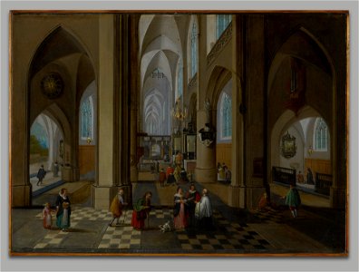 Peeter Neeffs the Elder - Interior of a Gothic Church - ILE1993.1.2 - Yale University Art Gallery