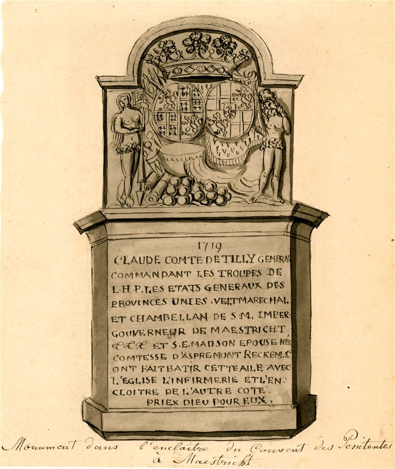 Penitentenklooster Maastricht, interieur kapel, monument