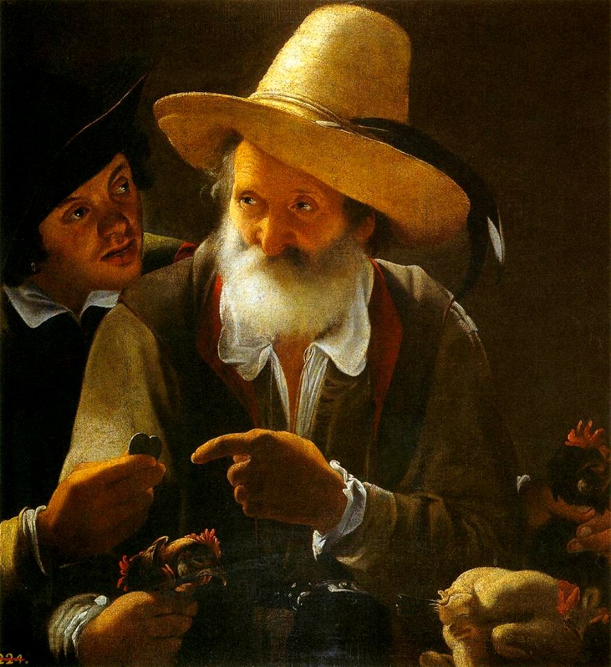 Pensionante Del Saraceni - The Chicken Vendor - WGA17156