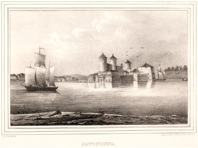 Pehr Kruskopf - Sawonlinna, Finland framställdt i teckningar, vihko VII