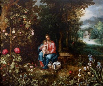 Peeter van Avont (1600-1652) (attributed to) - The Rest on the Flight into Egypt - 436022 - National Trust