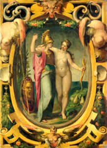 Pellegrino Tibaldi - Venus en Minerva. Free illustration for personal and commercial use.
