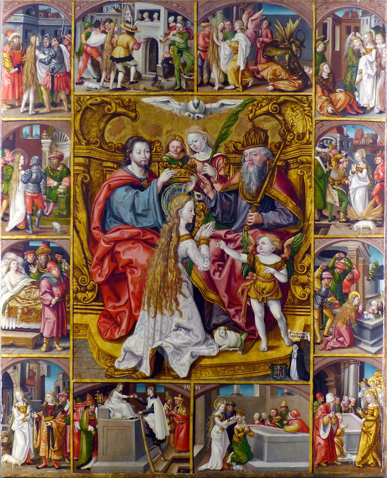 PeinturesMuséeFabre122 Couronnement de la Vierge par la Ste Trinité