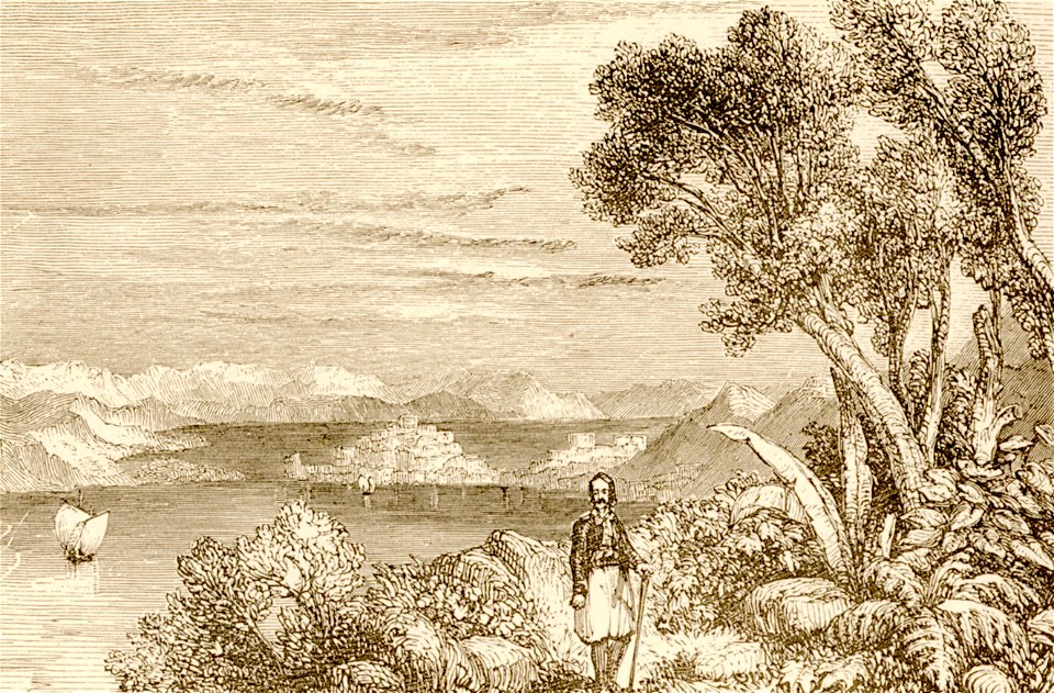 Peninsula of Methana, Bay of Troezen and Town of Poros - Wordsworth Christopher - 1882