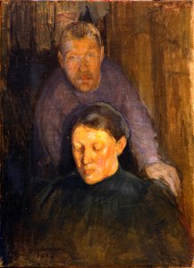 Pekka Halonen - Double Portrait