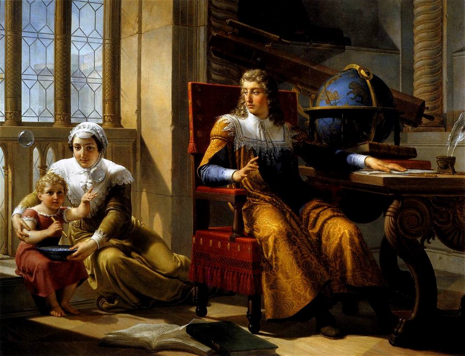 Pelagio Palagi - Newton's Discovery of the Refraction of Light - WGA16864