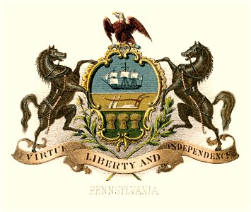 Pennsylvania state coat of arms (1876, restored TIF)