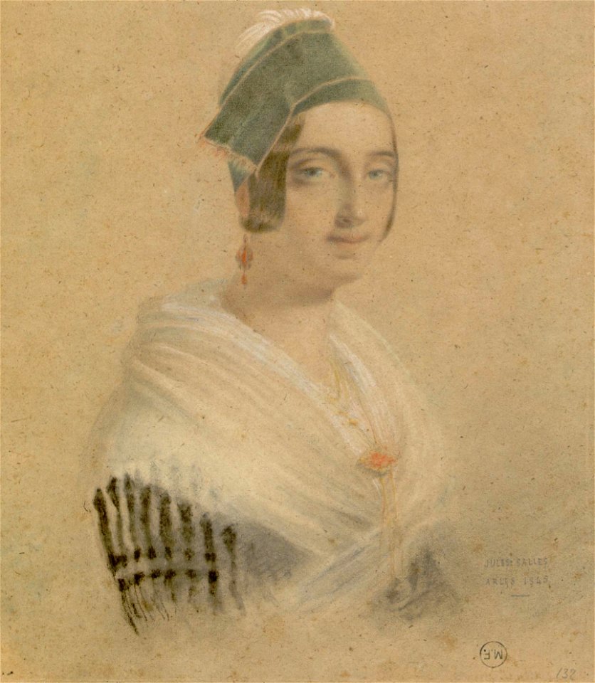 PeinturesMuséeFabre108 Jules Salles Arlésienne1845