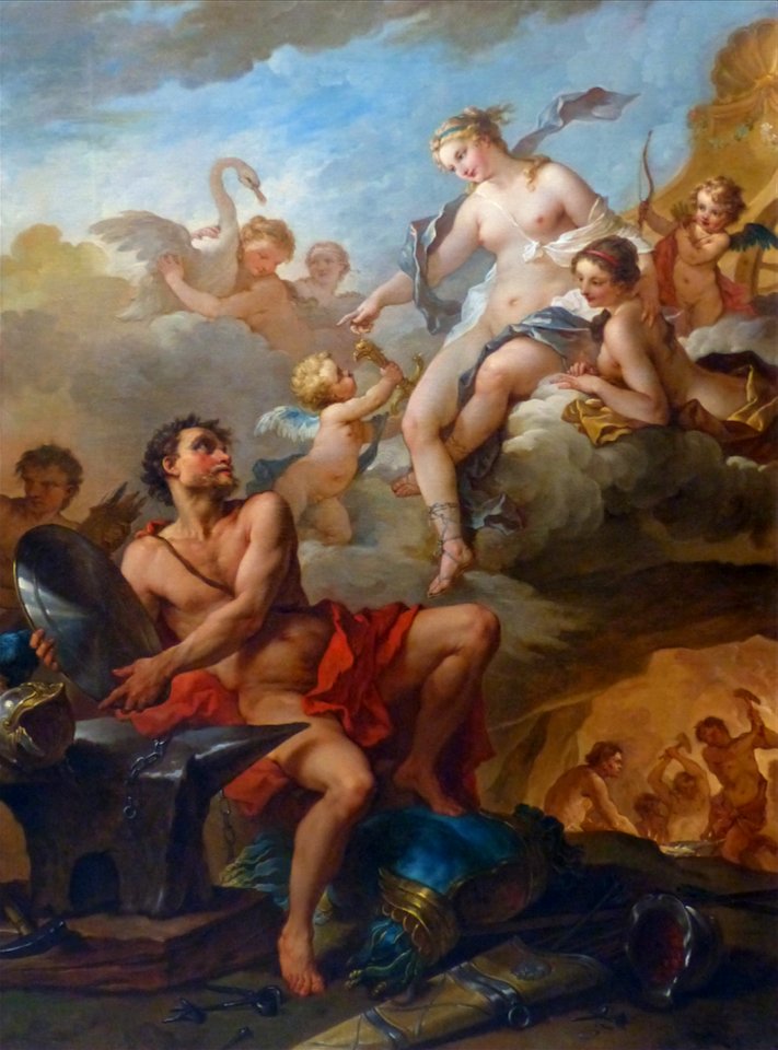 PeinturesMuséeFabre150 Natoire Vulcain1734