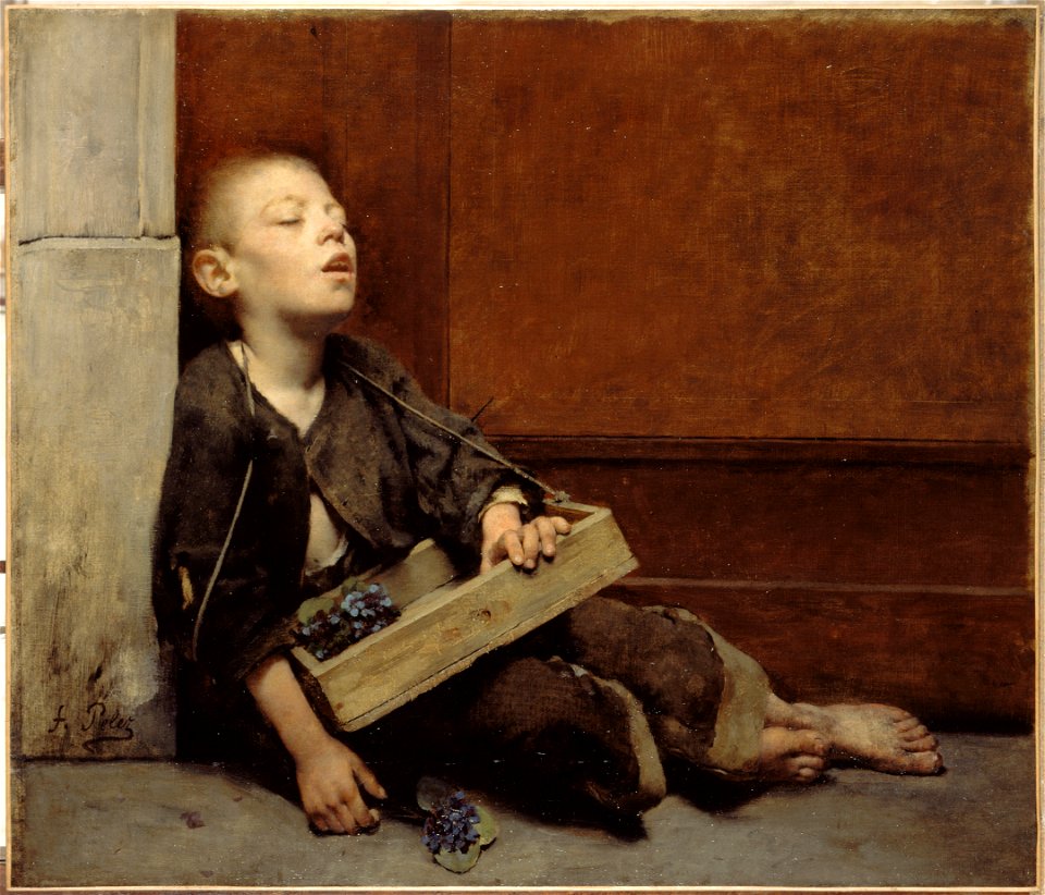 A Martyr or The Violette Merchant (c. 1885 - Fernand Pelez)