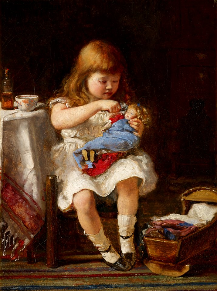 Percival de Luce - An Anxious Mother - 83.1 - Indianapolis Museum of Art