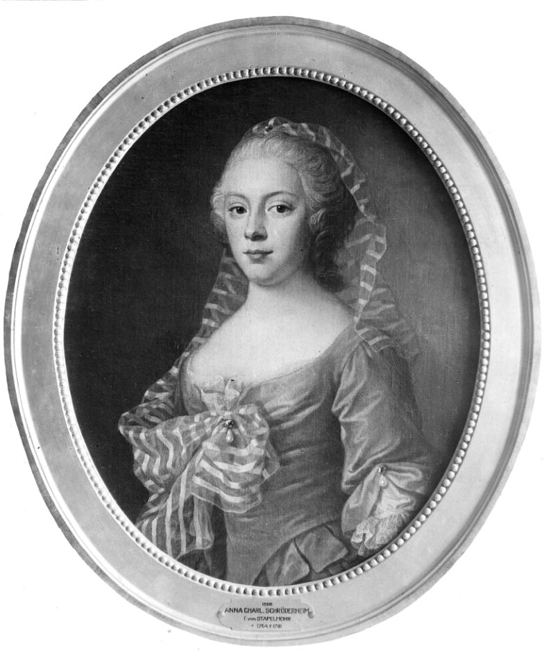 Per Krafft d.ä. - Anna Charlotta von Stapelmohr (1754-1791), married to State Secretary Elis Schröderheim - NMGrh 1588 - Nationalmuseum