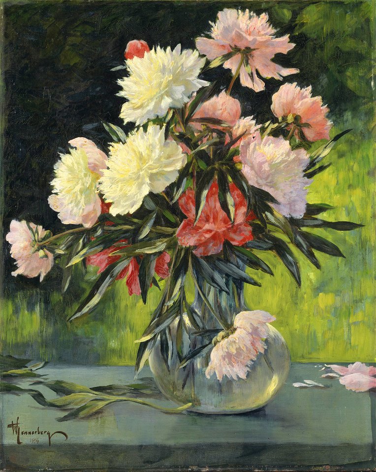 Peonies (Gunnar Gson Wennerberg) - Nationalmuseum - 18541