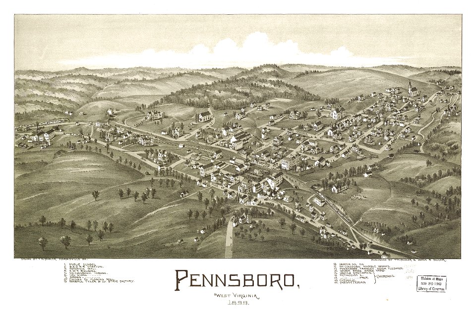 Pennsboro, West Virginia 1899. LOC 75696691