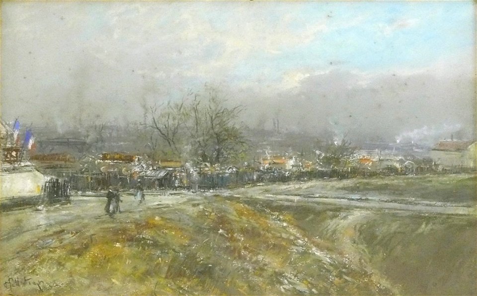 Pelletier P.J. - Pastel - Porte d'octroi - 31x48cm