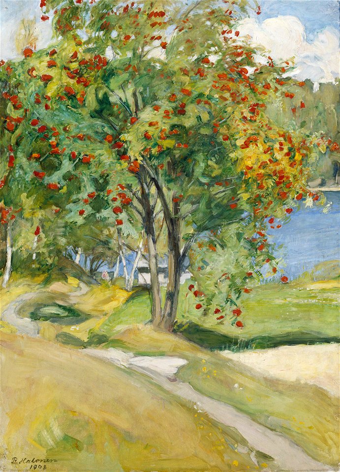 Pekka Halonen - Rowan Tree - A II 860 - Finnish National Gallery
