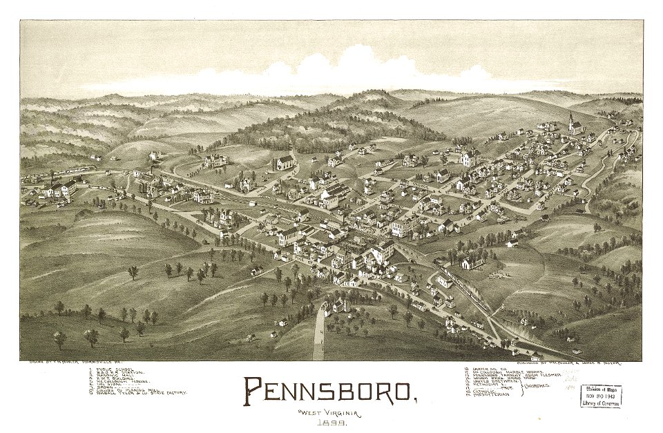 Pennsboro, West Virginia 1899. LOC 75696691