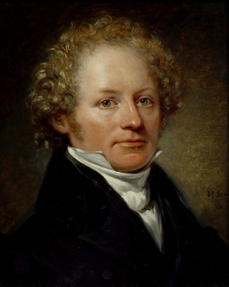 Per Daniel Amadeus Atterbom porträtterad 1831 av Johan Gustaf Sandberg