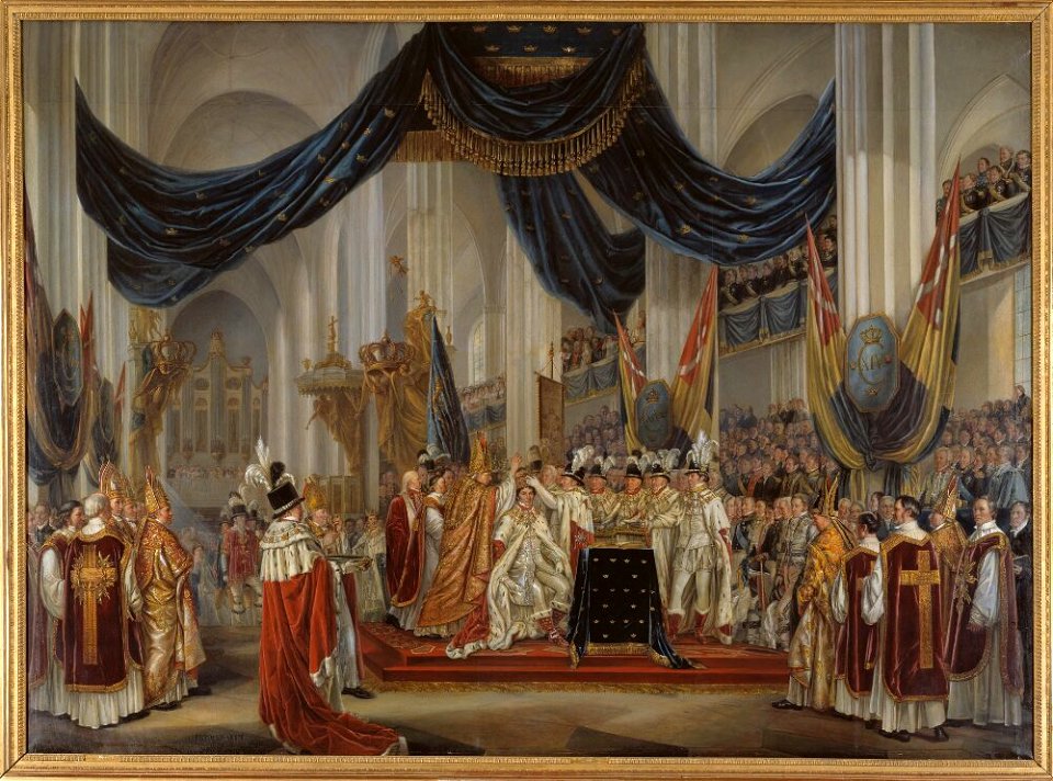 Per Krafft d.y. - Karl XIV Johans kröning 1818 - NMRbg 58 - Nationalmuseum