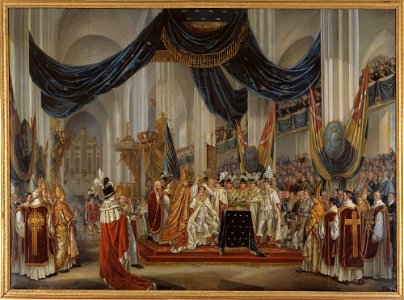 Per Krafft d.y. - Karl XIV Johans kröning 1818 - NMRbg 58 - Nationalmuseum
