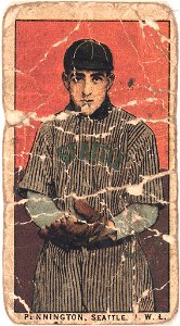 Pennington, Seattle Team, baseball card portrait LCCN2008676955