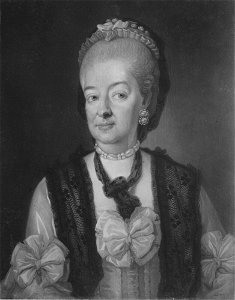 Per Krafft d.ä. - Brita Christina Sparre, 1720-1776, g. Törnflycht - NMGrh 197 - Nationalmuseum