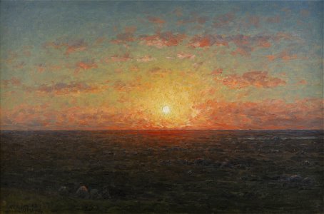 Per Eksröm - Solnedgång över havet