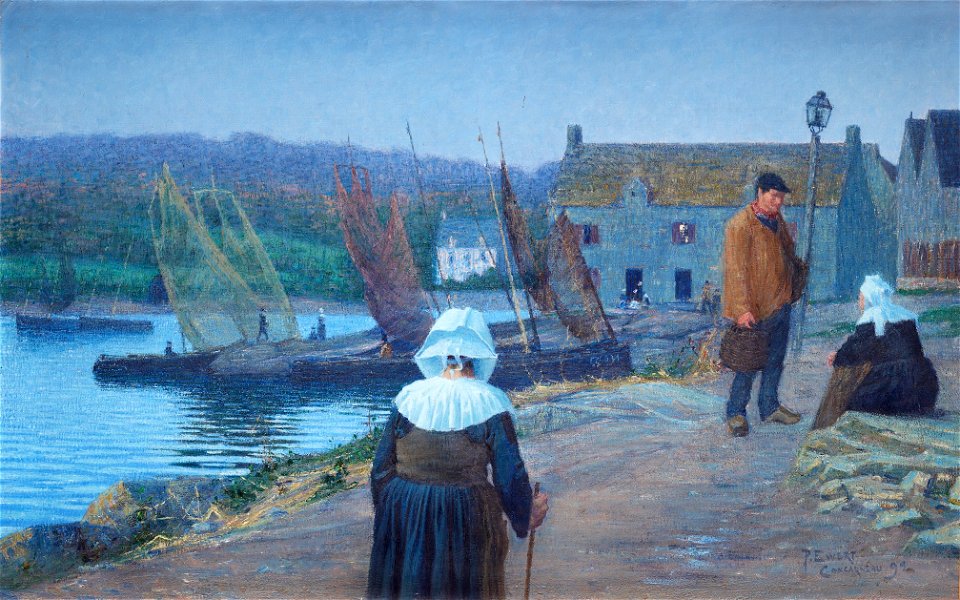 Per Ewert-Hamnen i Concarneau, Bretagne