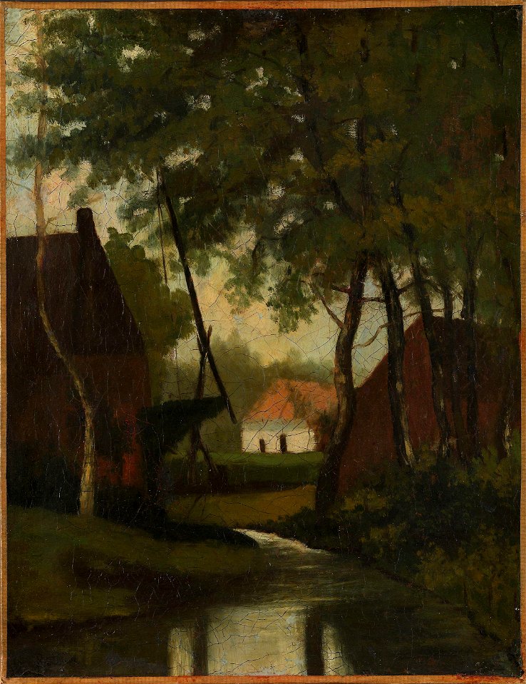 Léon Germain Pelouse - Landskap - NG.M.03378 - National Museum of Art, Architecture and Design