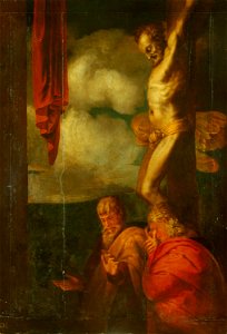 Perino del Vaga (Florence 1501-Rome 1547) - A Fragment, The Bad Thief (Gestas) - RCIN 402868 - Royal Collection