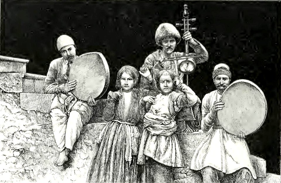 Persian gipsy musicians (A)