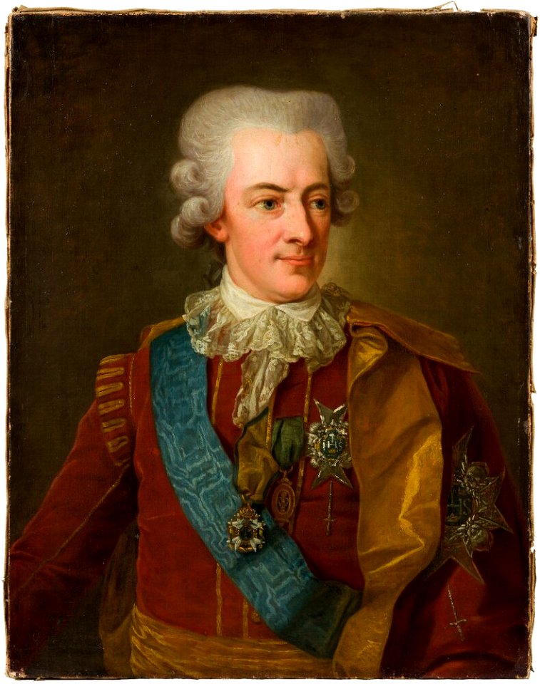 Per Krafft d.ä. - Gustav III (1746–1792), King of Sweden - NMGrh 5181 - Nationalmuseum