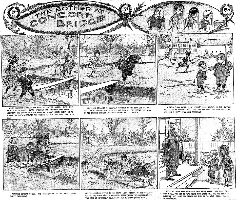 Percy and the Hoobley Family - The Bother at Concord Bridge
