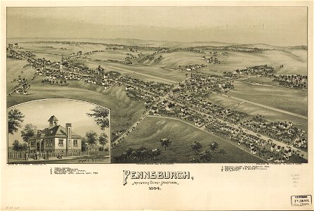 Pennsburgh, Montgomery County, Pennsylvania 1894. LOC 75693029