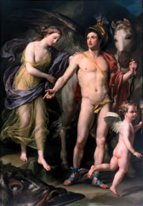 Perseus and Andromeda, by Anton Raphael Mengs. Free illustration for personal and commercial use.