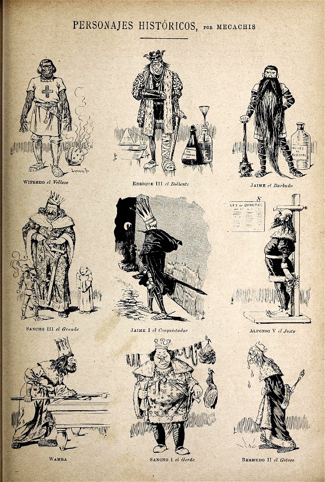 Personajes históricos, por Mecachis