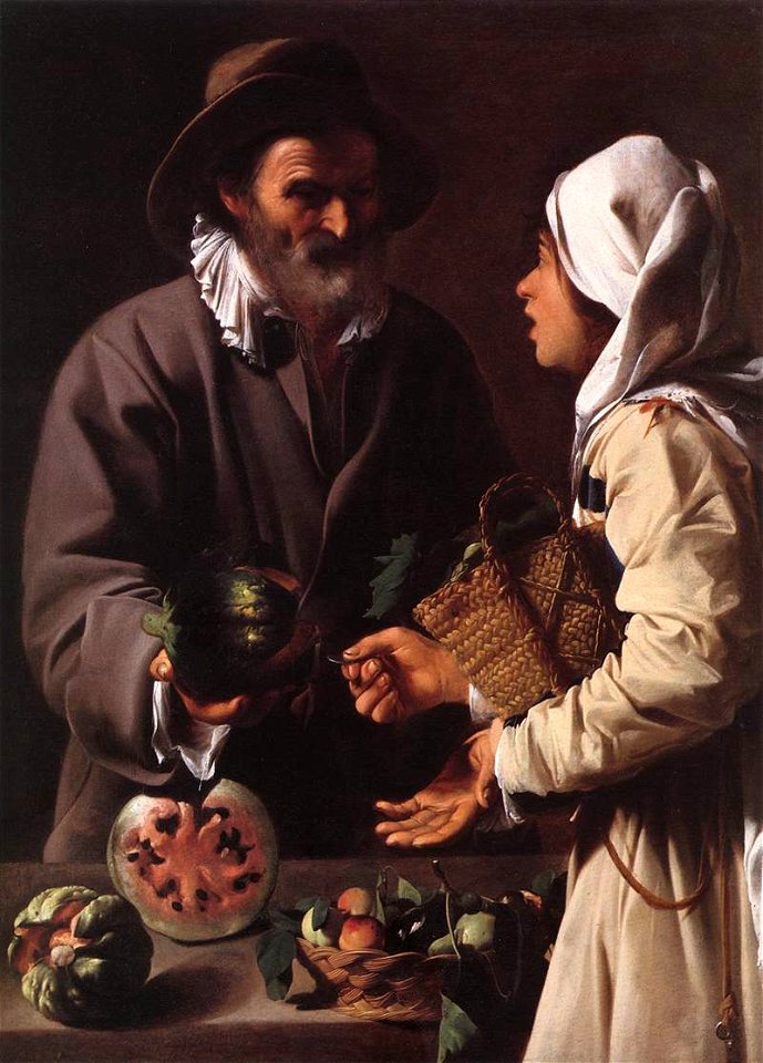 Pensionante Del Saraceni - The Fruit Vendor - WGA17157