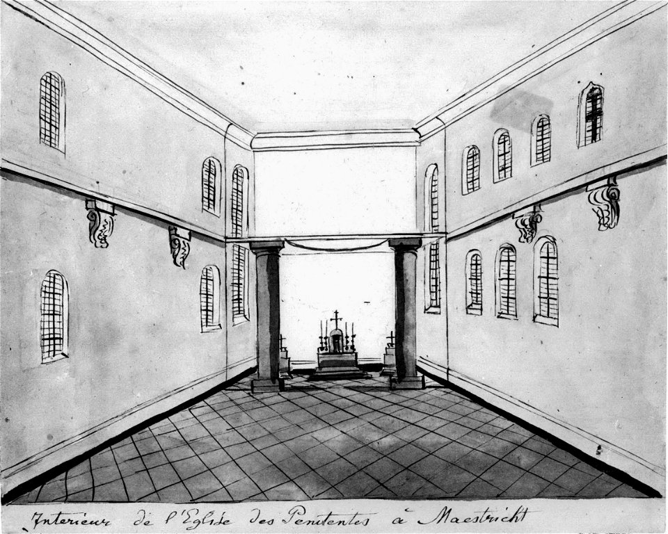 Penitentenklooster Maastricht, interieur kapel
