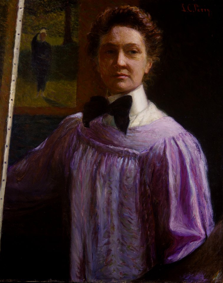 Lilla Cabot Perry, Self-portrait, 1889-1896, Terra Foundation for American Art