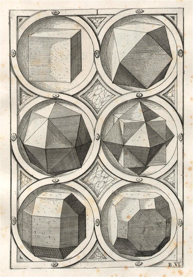 Perspectiva Corporum Regularium 17. Free illustration for personal and commercial use.