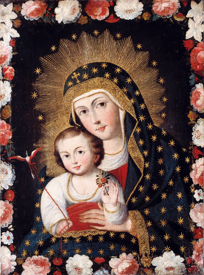 Peru - Madonna and Child with Bird - Google Art Project