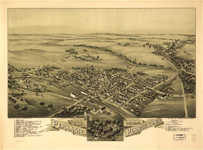 Perkasie, Pennsylvania, Bucks County, 1894. LOC 75693033