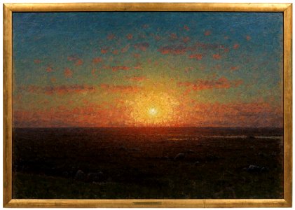Per Ekström - The Heath at Sunset - NM 1700 - Nationalmuseum