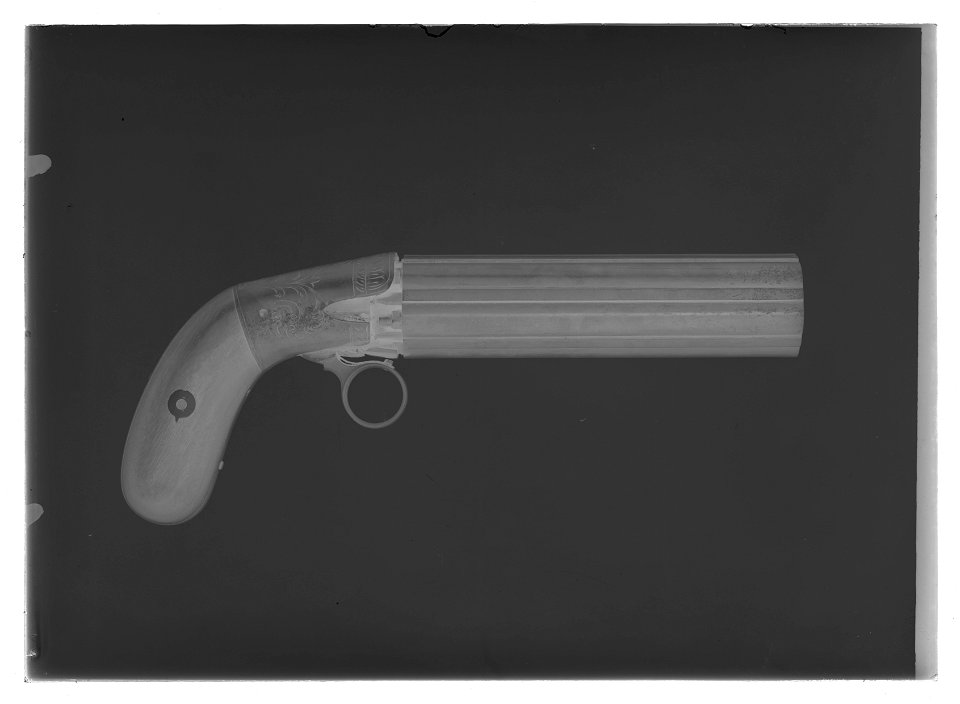 Pepperboxrevolver - Livrustkammaren - 35456-negative