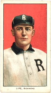 Perry Lipe, Richmond Team, baseball card portrait LCCN2008676901