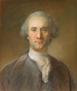 Portrait of a Man by Jean-Baptiste Perronneau, pastel, National Gallery of Art